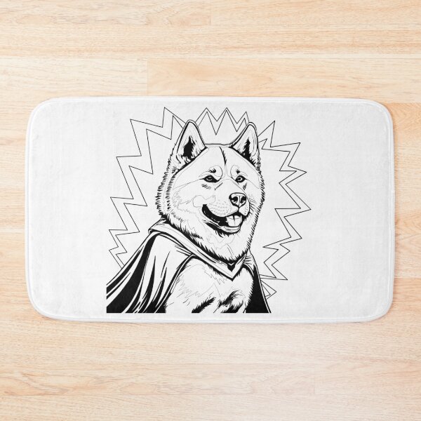 Item preview, Superdog Akita designed and sold by WildLakePatterns.