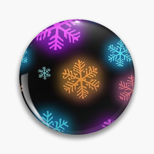 Item preview, Neon Snowflakes Smartphone Wallpaper – Vibrant Rainbow Glow Winter Screen with Glowing Snowflakes on Black Background designed and sold by PixelVibe782.
