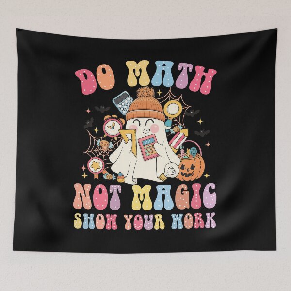 Item preview, Funny Math Teacher Ghost Halloween Shirt designed and sold by LashondaGreen89.