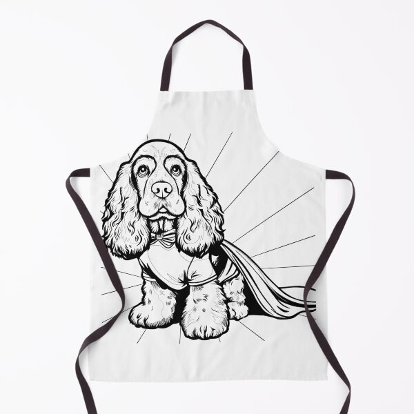 Item preview, Superdog Cocker Spaniel designed and sold by WildLakePatterns.