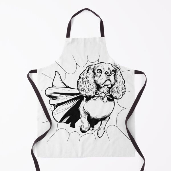 Item preview, Superdog Cavalier King Charles Spaniel designed and sold by WildLakePatterns.