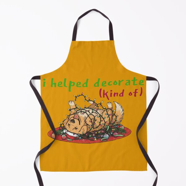 Item preview, I Helped Decorate (Kind Of) - Funny Golden Retriever Christmas Chaos designed and sold by MythoWorldddd.