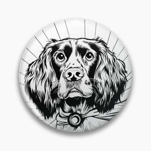Item preview, Superdog Working Cocker Spaniel designed and sold by WildLakePatterns.