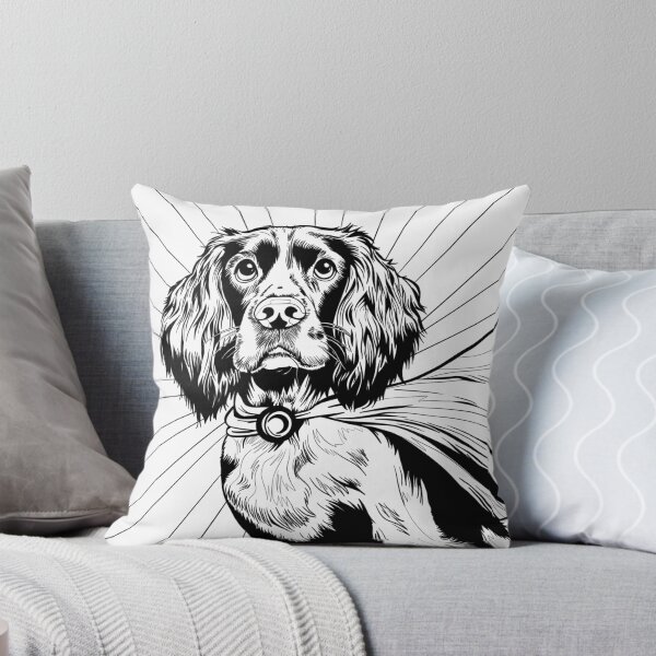 Item preview, Superdog Working Cocker Spaniel designed and sold by WildLakePatterns.