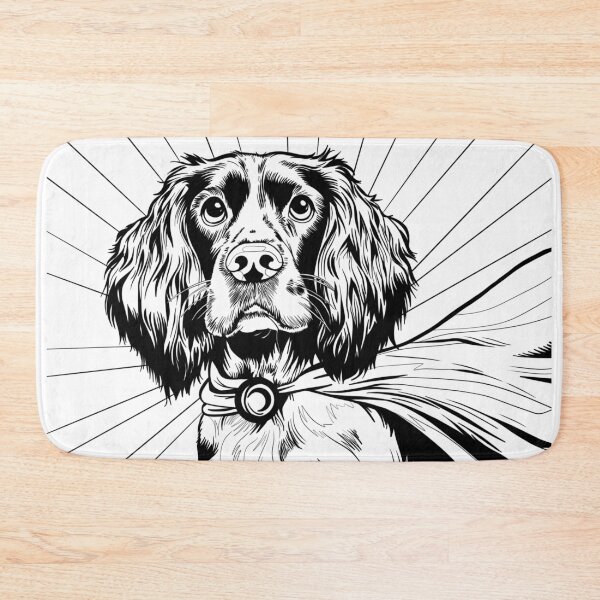 Item preview, Superdog Working Cocker Spaniel designed and sold by WildLakePatterns.