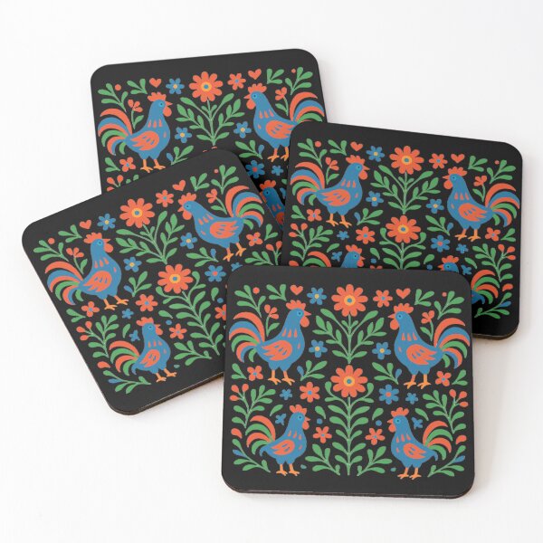 Item preview, Rooster Pattern – Traditional Folk Design designed and sold by SlavicFolk.