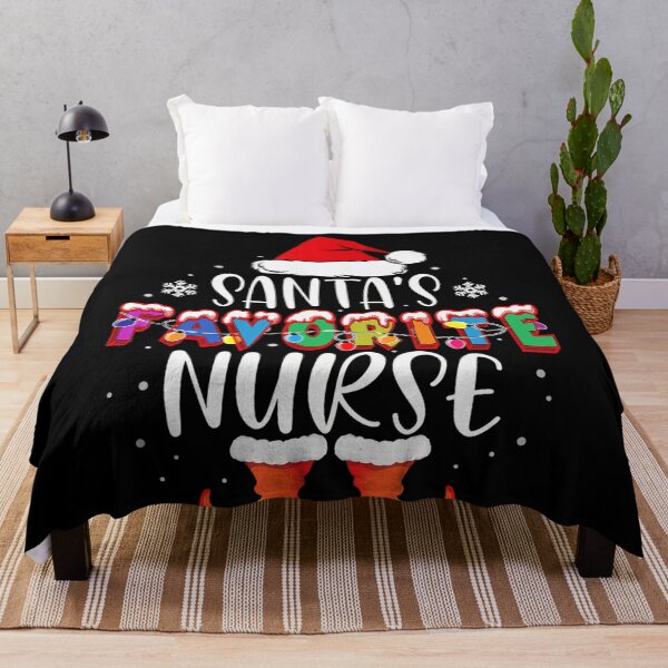 Item preview, Merry Retro Vintage Santas Christmas Favorite Classic Nurse designed and sold by Olincristie.