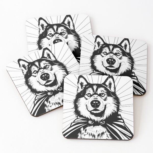 Item preview, Superdog Malamute designed and sold by WildLakePatterns.