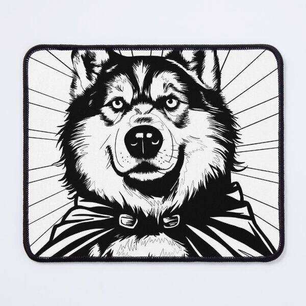 Item preview, Superdog Malamute designed and sold by WildLakePatterns.