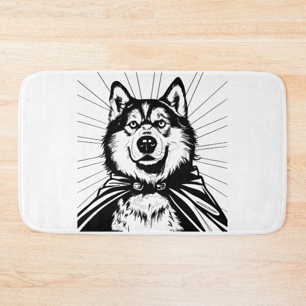 Item preview, Superdog Malamute designed and sold by WildLakePatterns.