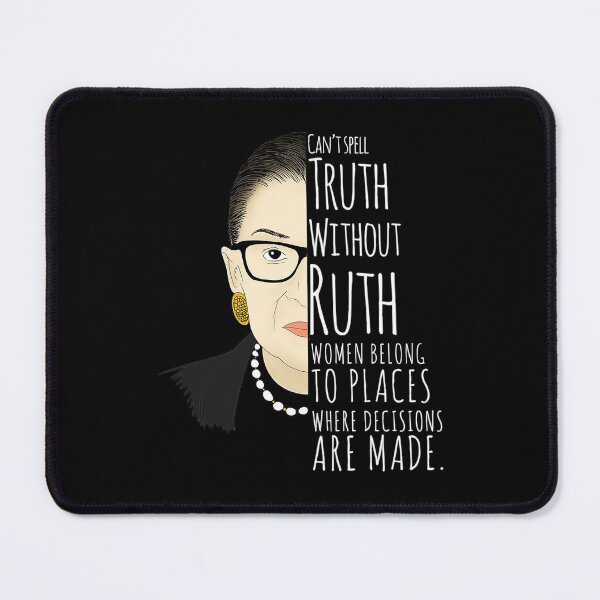 Item preview, Ruth Bader Ginsburg Half Face Illustration designed and sold by Ashackenna.