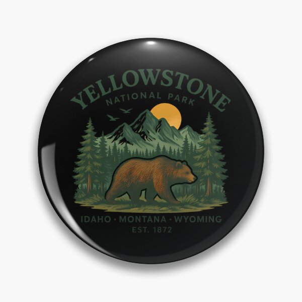 Item preview, Yellowstone National Park Est 1872 designed and sold by PhylissMrazik.