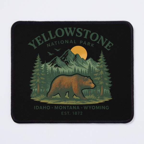 Item preview, Yellowstone National Park Est 1872 designed and sold by PhylissMrazik.