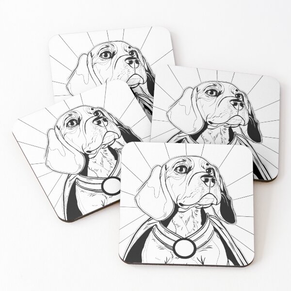 Item preview, Superdog Beagle designed and sold by WildLakePatterns.