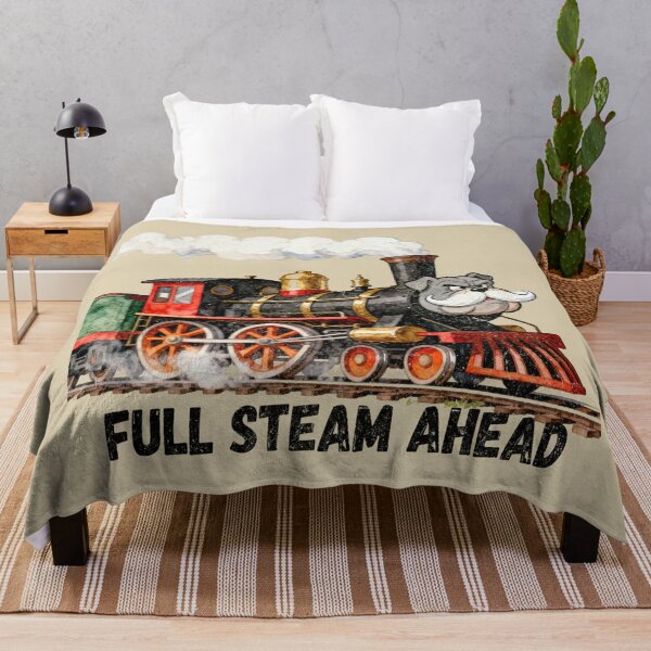Item preview, Bulldog Steam Locomotive with Full Steam Ahead designed and sold by AwesomeBeyondLimits.
