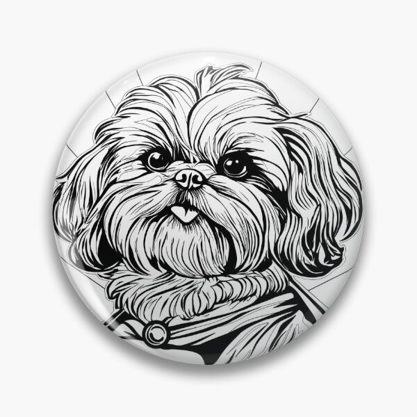 Item preview, Superdog Shih Tzu designed and sold by WildLakePatterns.