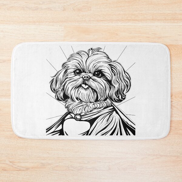 Item preview, Superdog Shih Tzu designed and sold by WildLakePatterns.