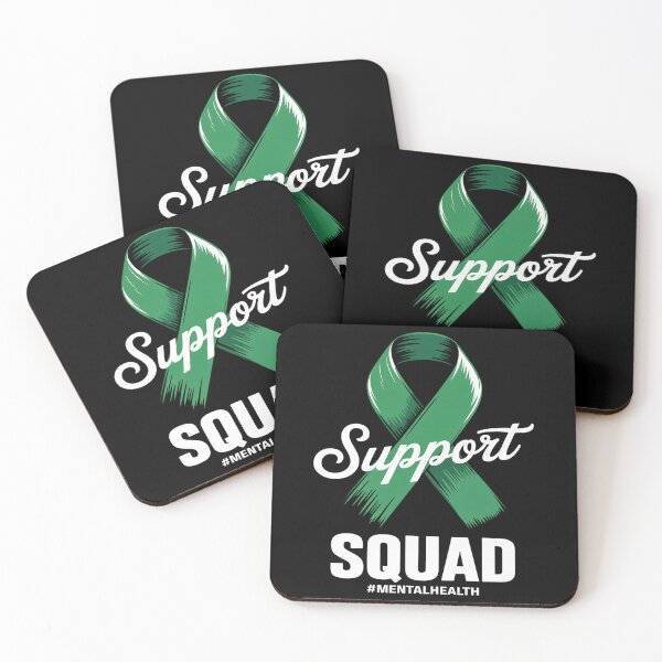 Item preview, Mental Health Support Squad Ribbon Awareness designed and sold by papertaless.
