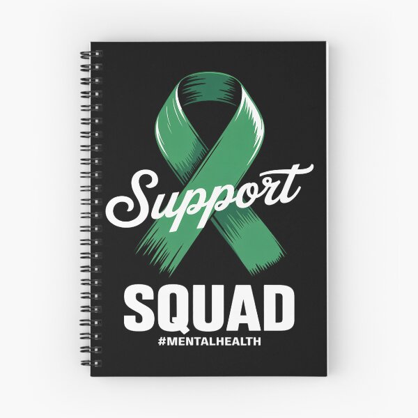 Item preview, Mental Health Support Squad Ribbon Awareness designed and sold by papertaless.
