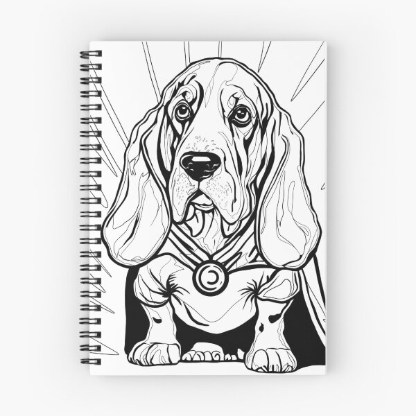 Item preview, Superdog Basset Hound designed and sold by WildLakePatterns.