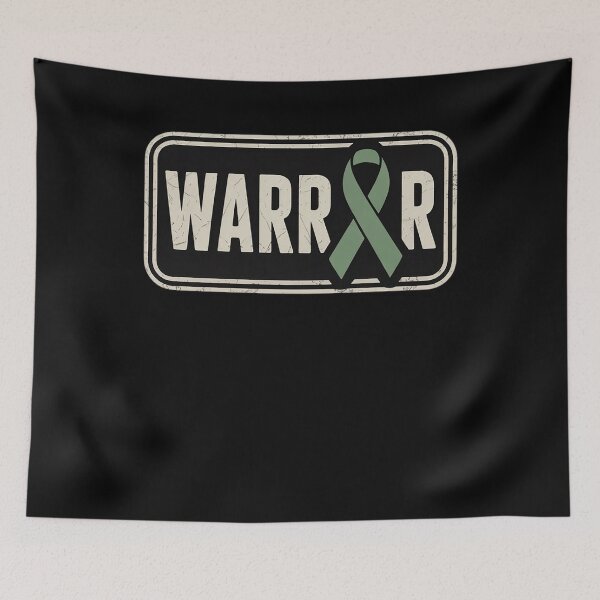 Item preview, Mental Health Warrior Green Ribbon Awareness designed and sold by papertaless.