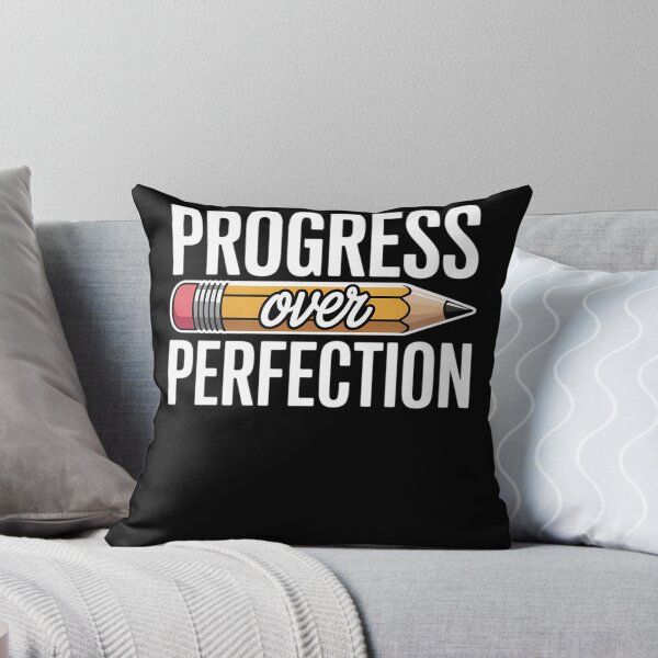 Item preview, Motivational Progress Over Perfection back to School Teacher designed and sold by papertaless.