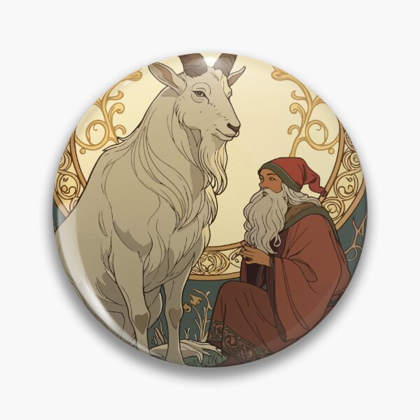Item preview, Julbocken And Jultomten Scandinavian Style Christmas designed and sold by taiche.
