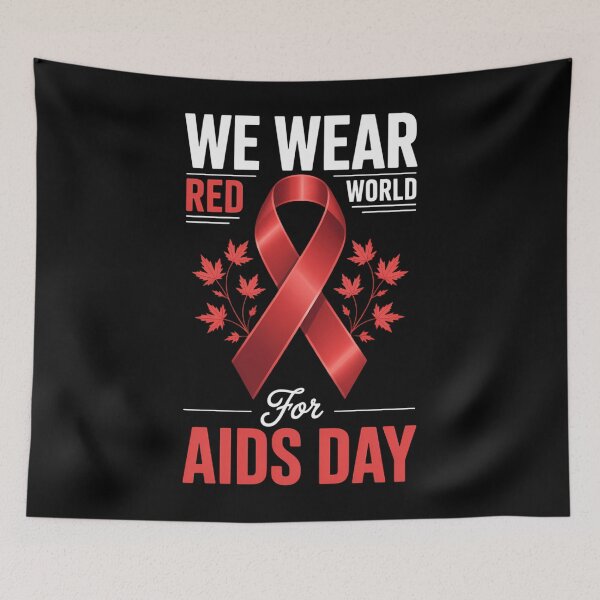 Item preview, World Aids Day Awareness We Wear Red In December Aids Day designed and sold by papertaless.