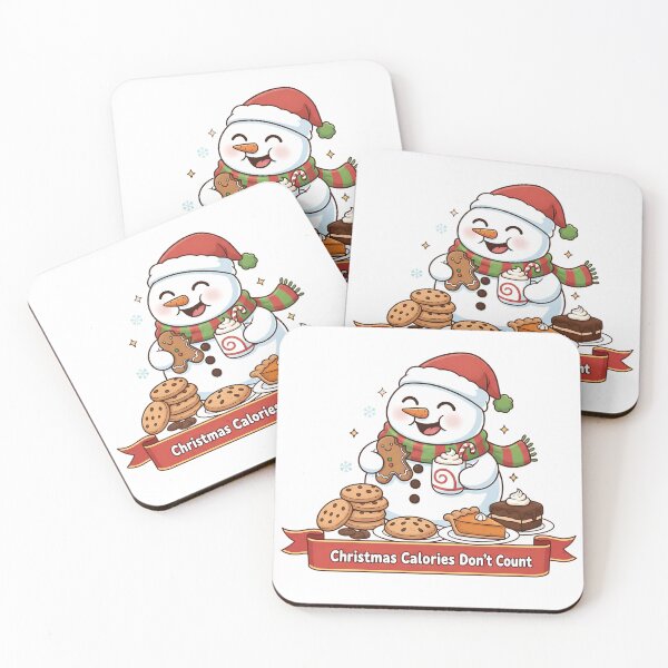 Item preview, Jolly Snowman Christmas Calories Don't Count designed and sold by kAdam5.
