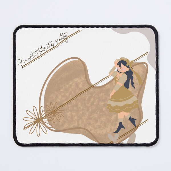 Item preview, Cute Soft Girlie Girl Illustration | No Artist Tolerates Reality  designed and sold by NaevaArt.