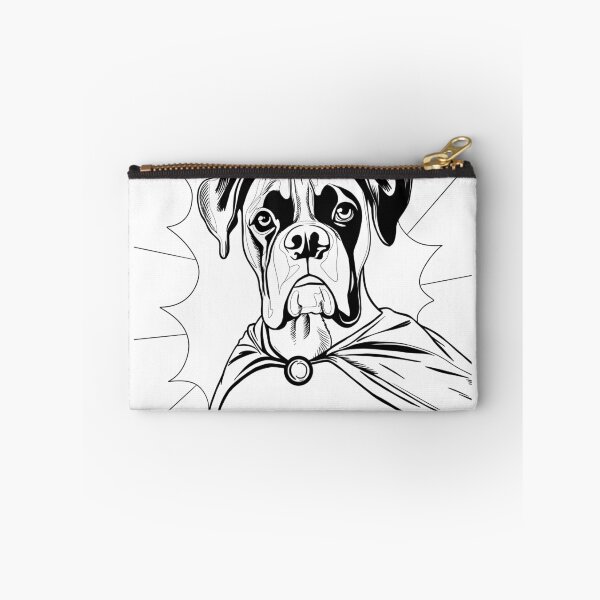 Item preview, Superdog Boxer designed and sold by WildLakePatterns.
