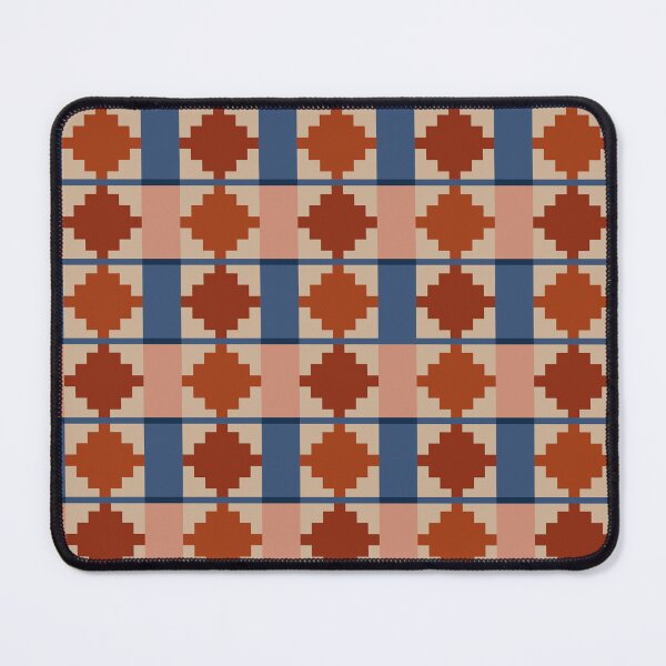 Item preview,  Retro Cozy Mid Mod Woven Basket Geometric Print designed and sold by enricadenicola.