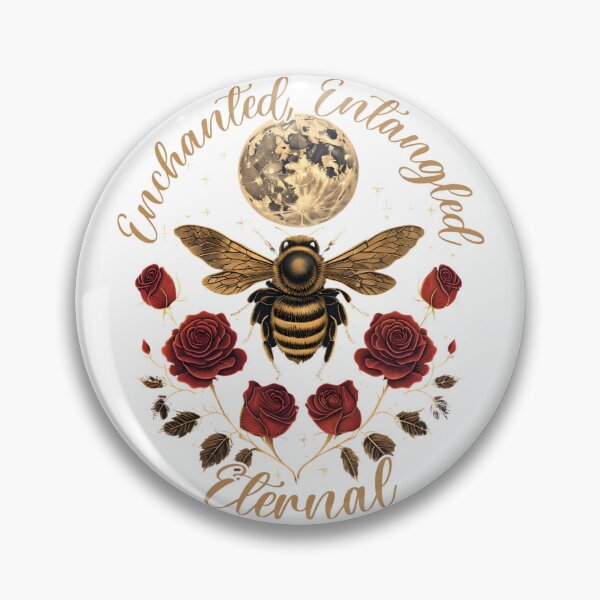 Item preview, Witchy Bee Moon Celestial Gothic Art designed and sold by CottonandQuill.