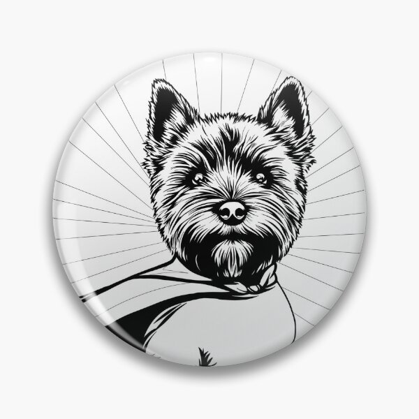 Item preview, Superdog Cairn Terrier designed and sold by WildLakePatterns.