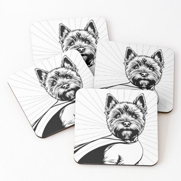 Item preview, Superdog Cairn Terrier designed and sold by WildLakePatterns.