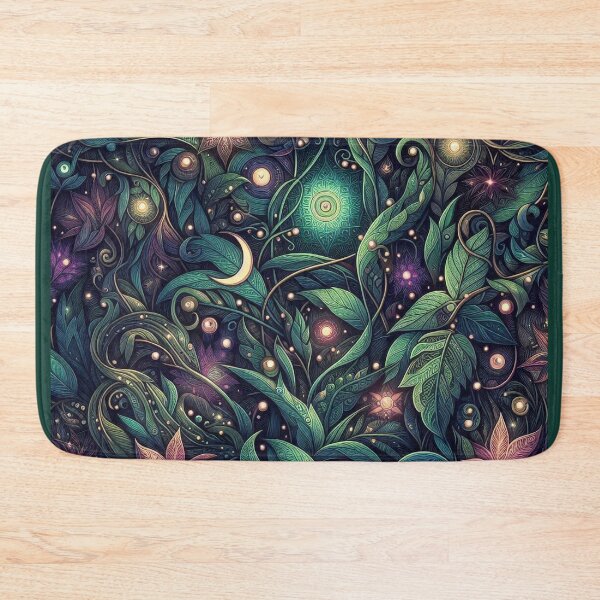 Item preview, Mystical Enchanted Vegetation – Esoteric Botanical Pattern designed and sold by Roberta Calabrese.