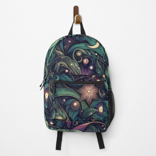 Item preview, Mystical Enchanted Vegetation – Esoteric Botanical Pattern designed and sold by Roberta Calabrese.