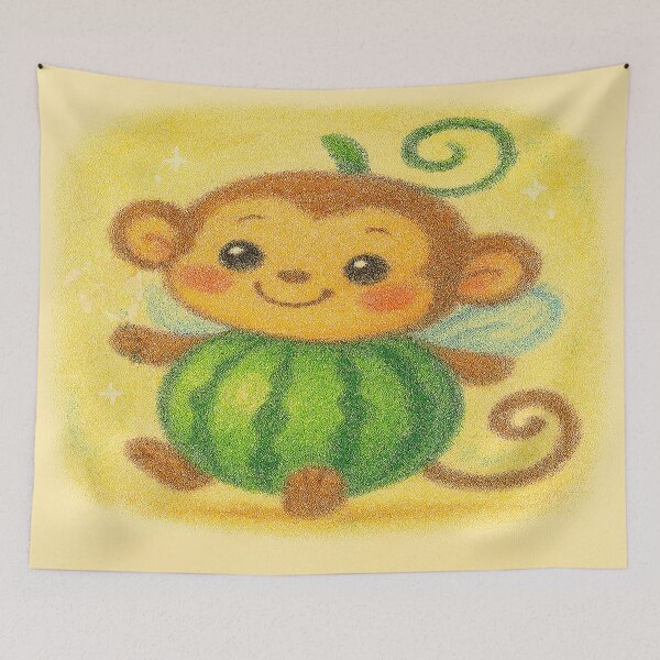 Item preview, Melonkey designed and sold by DinsignStudio.