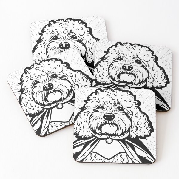 Item preview, Superdog Cavapoo designed and sold by WildLakePatterns.