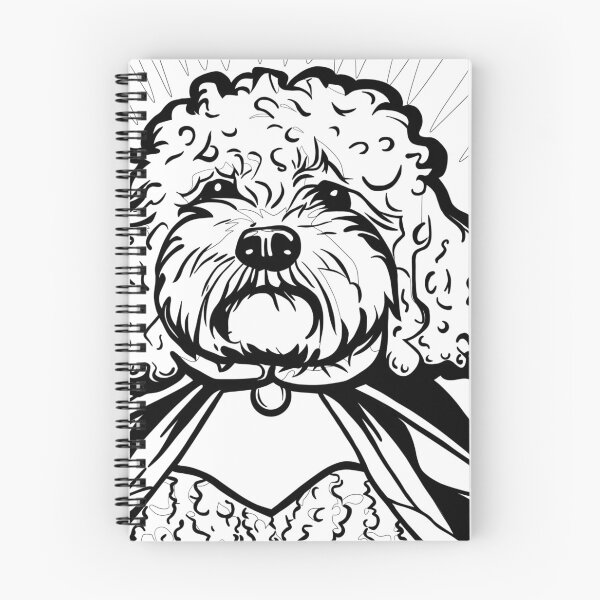 Item preview, Superdog Cavapoo designed and sold by WildLakePatterns.