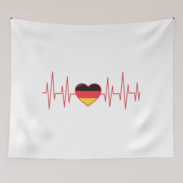 Item preview, German Heartbeat – Love Germany Minimalist Design designed and sold by CuteOasis.