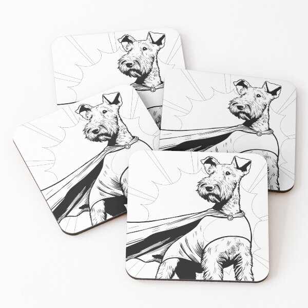 Item preview, Superdog Irish Terrier designed and sold by WildLakePatterns.