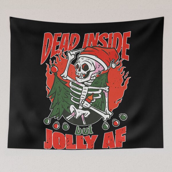 Item preview, Vintage Retro Inside Christmas Jolly Dead Essential But Classic Af designed and sold by SmithWSTaRR.