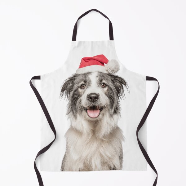 Item preview, Cute Pyrenean Shepherd Christmas Art — Pyrenean Shepherd Wearing Santa Hat designed and sold by LazyOwlStore.