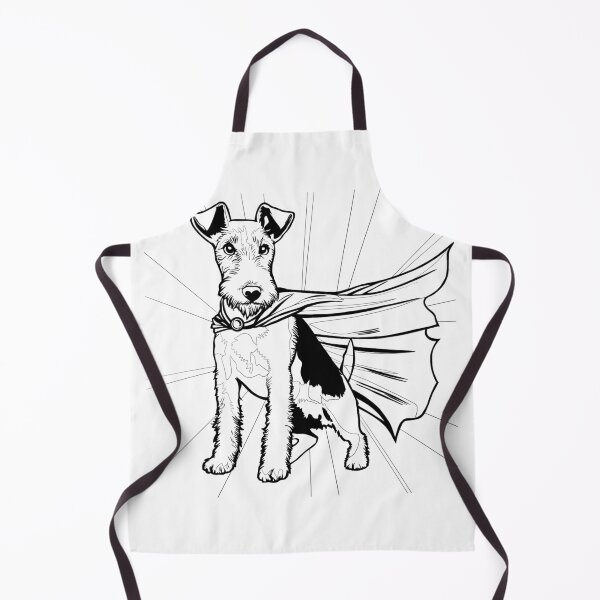 Item preview, Superdog Wire Fox Terrier designed and sold by WildLakePatterns.