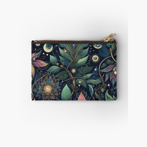 Item preview, Mystical Enchanted Vegetation – Esoteric Botanical Pattern designed and sold by Roberta Calabrese.