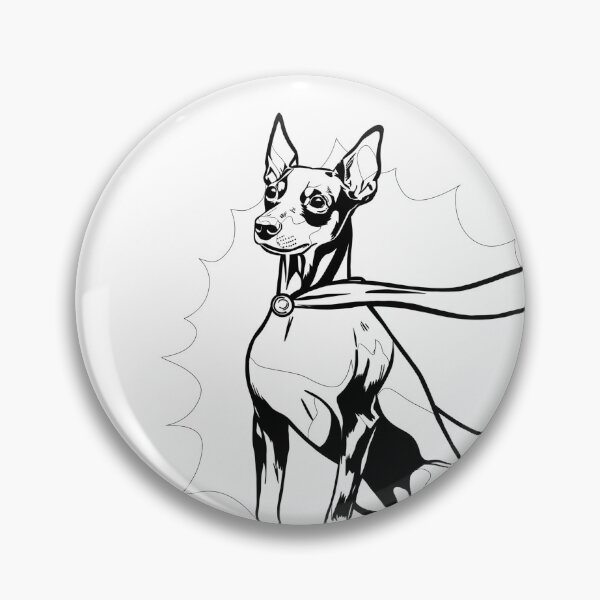 Item preview, Superdog Manchester Terrier designed and sold by WildLakePatterns.