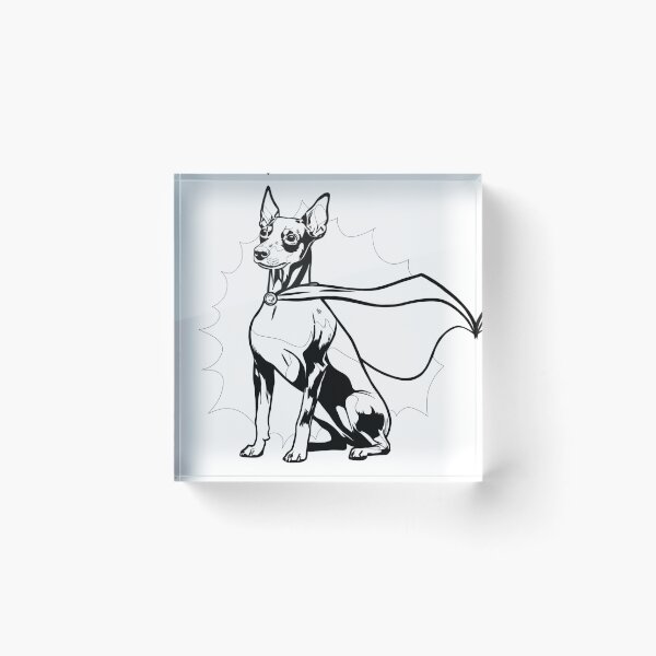 Item preview, Superdog Manchester Terrier designed and sold by WildLakePatterns.