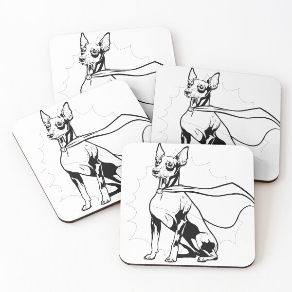 Item preview, Superdog Manchester Terrier designed and sold by WildLakePatterns.