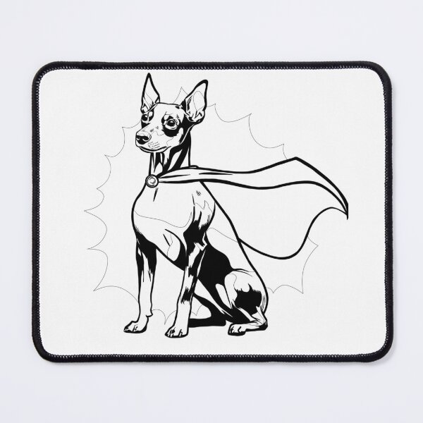 Item preview, Superdog Manchester Terrier designed and sold by WildLakePatterns.
